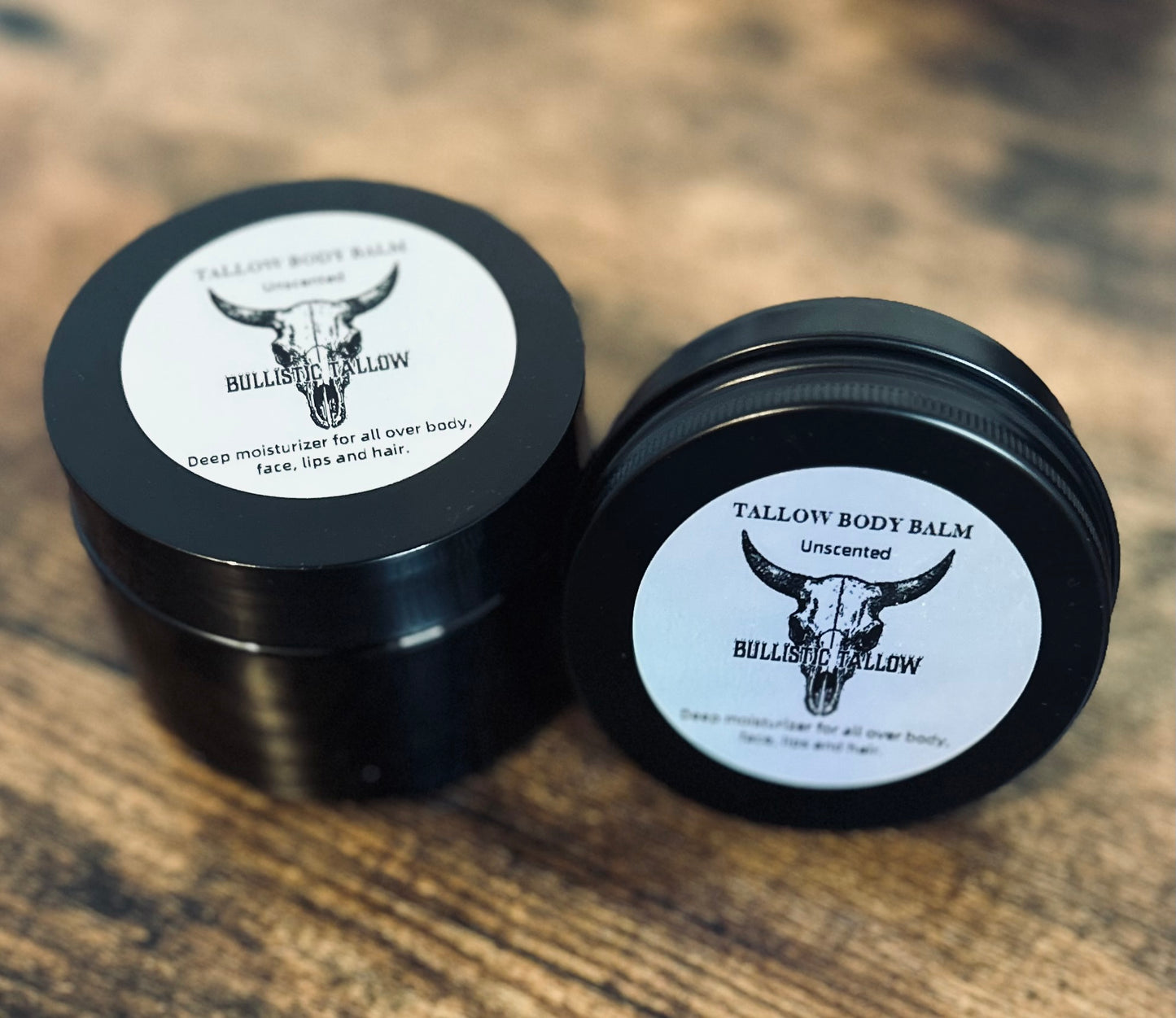 Tallow Body Balm Unscented 1.5 oz or 3.5 oz